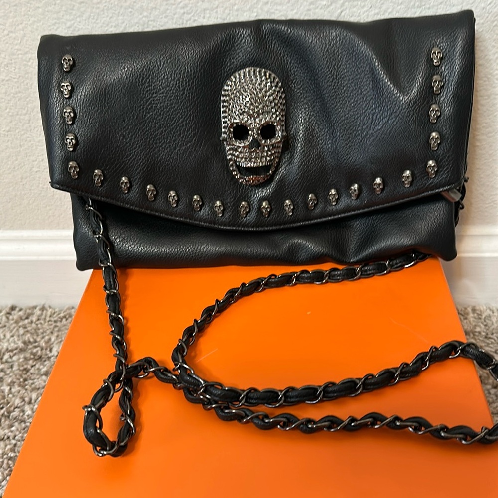 Faux Leather Skull handbag